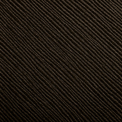 Macro detail of the Zaira bag’s espresso deep brown Italian leather grain.